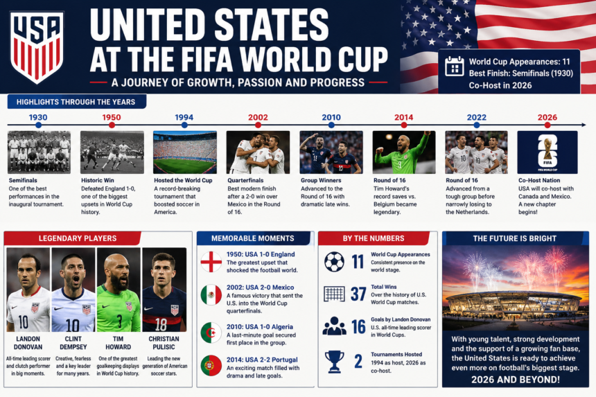 United States at the FIFA World Cup: History, Achievements, and Future Prospects
