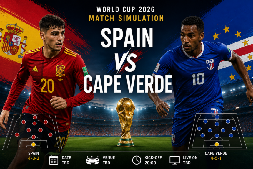 SPAIN vs CAPE VERDE | World Cup 2026 Match Simulation