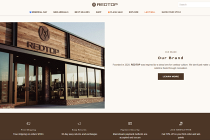 REDTOP: Modern Fashion for Style and Comfort